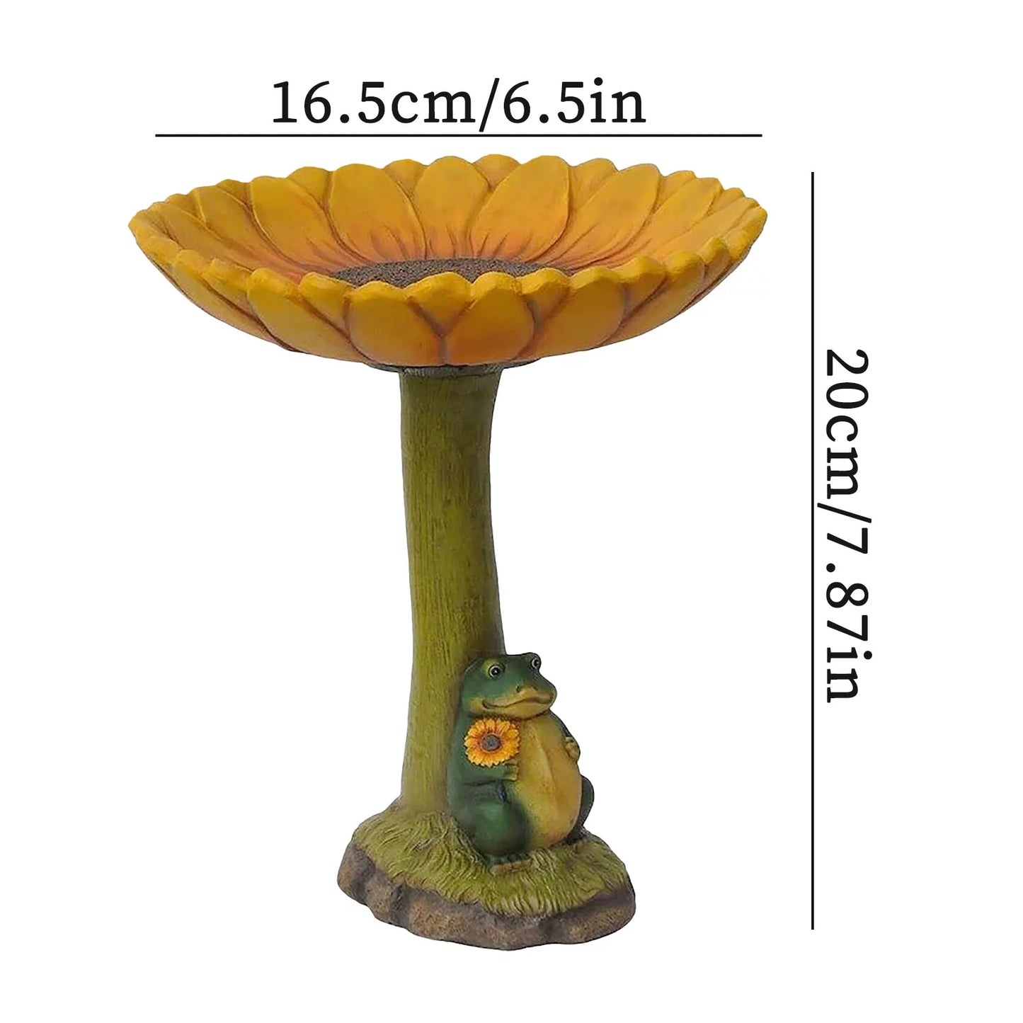 Clearance!  Bird Bath Bowl for Garden, Yard and Patio Decor, Multi-Purpose Bird Baths Tray Outdoors Standing Handmade Resin Wild Bird Feeders Resin Animal Ornaments