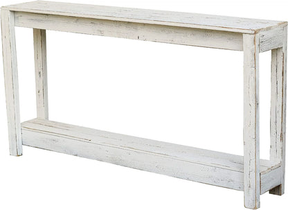 White Farmhouse Sofa Table