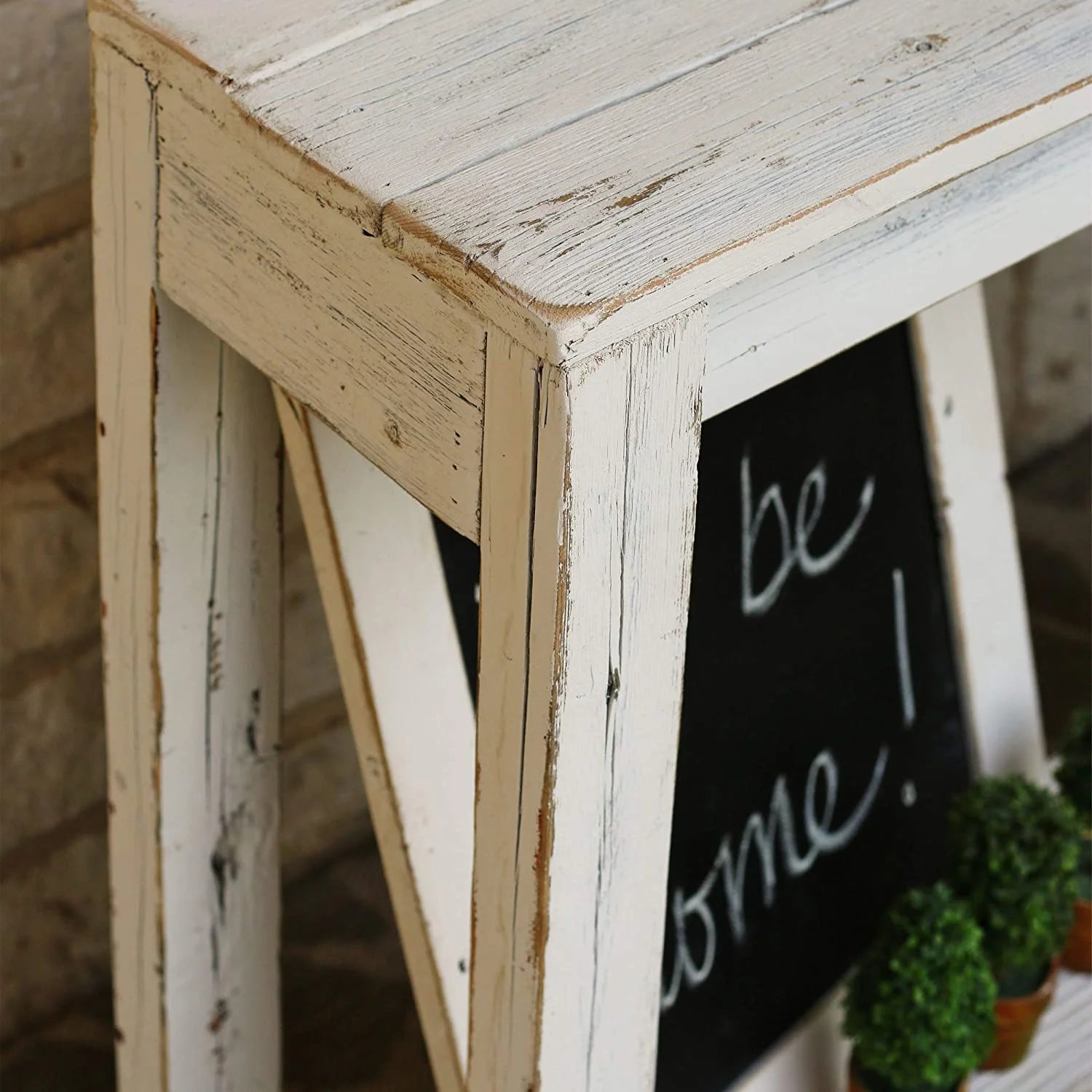 White Farmhouse Sofa Table